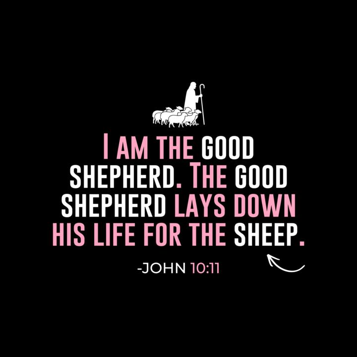 JESUS IS THE GOOD SHEPHERD