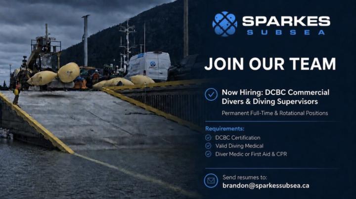 [JOB] DCBC Commercial Divers & Diving Supervisors (Atlantic Canada)