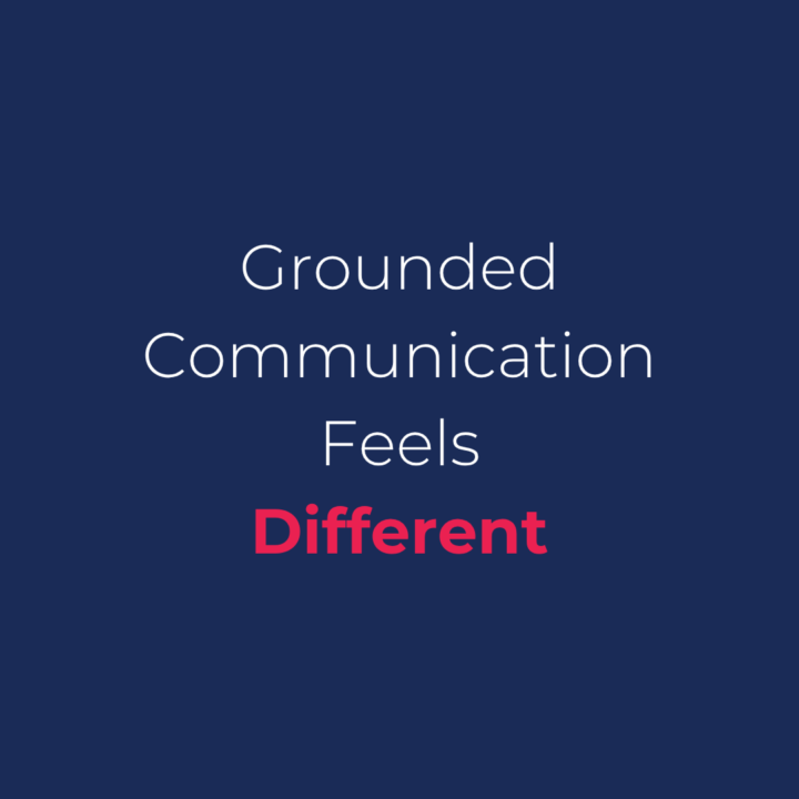 Grounded Communication Feels Different