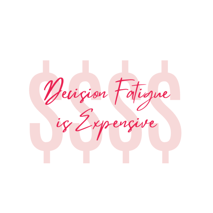 Decision Fatigue is Expensive