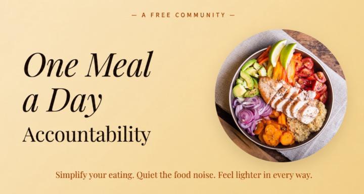 One Meal a Day Accountability