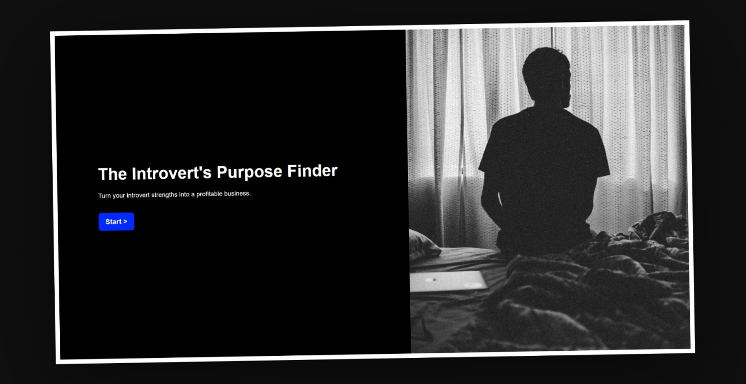 The Introvert's Purpose Finder