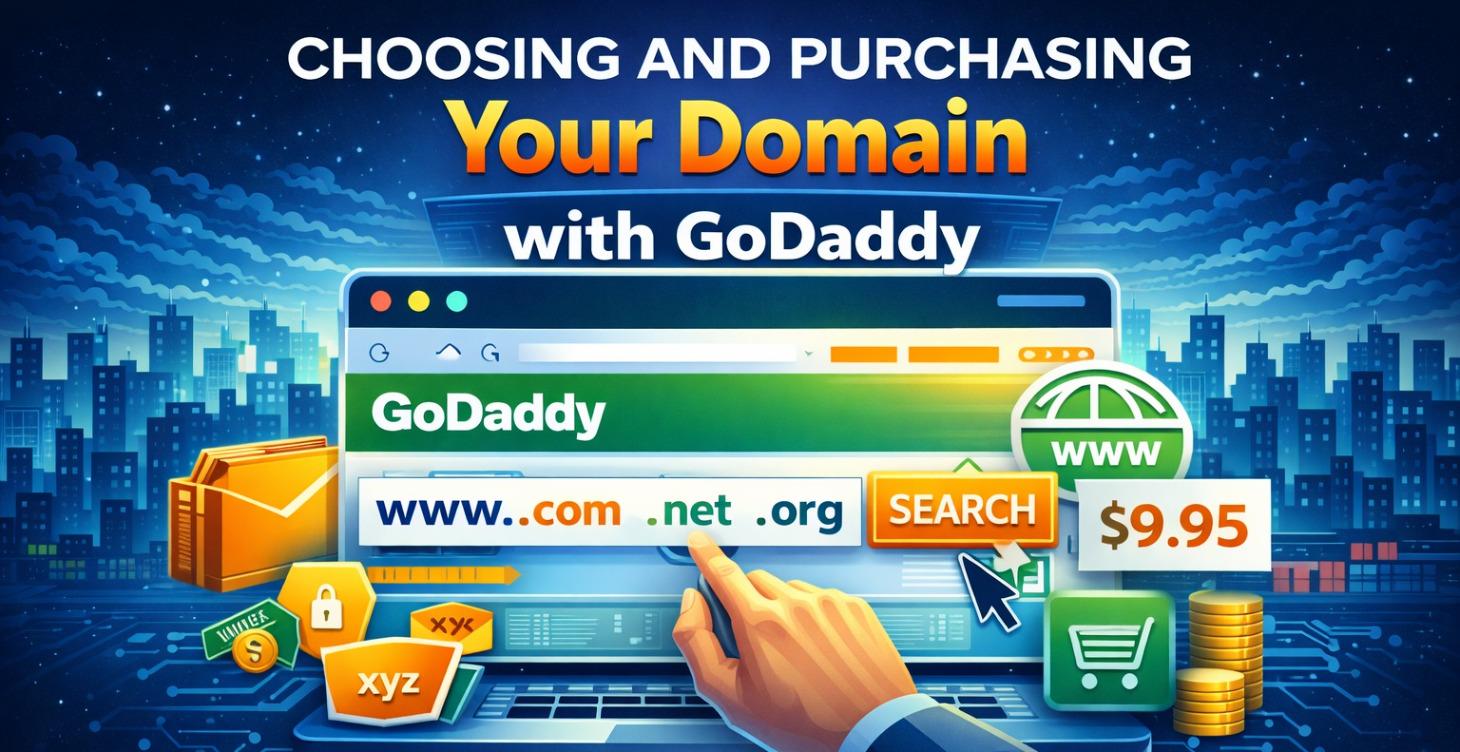 Choosing & Purchasing Your Domain (GoDaddy)