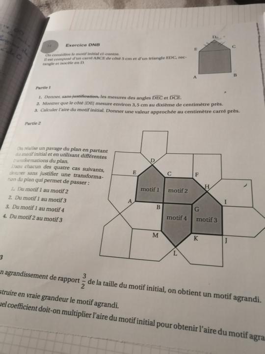 Homothétie et autres