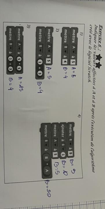 Programme de calcule scratch 