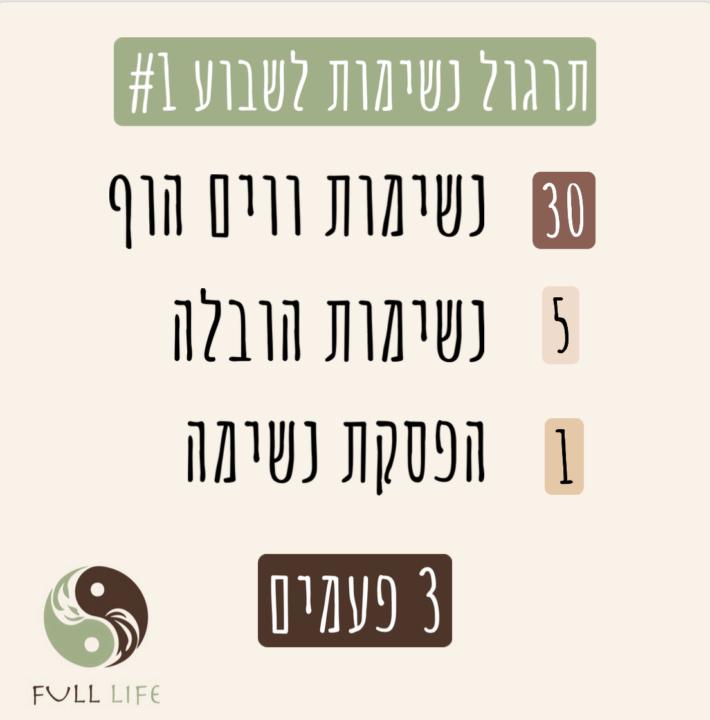 תרגול שבוע#1 + פידבקים