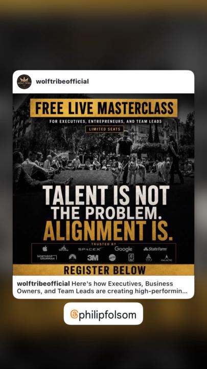 Doing a live Team to Tribe workshop tomorrow!