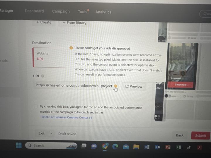 Url potential error 
