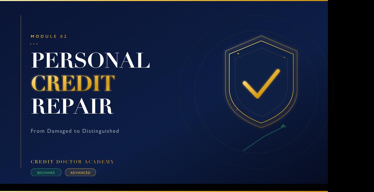 📘 MODULE 2 — Personal Credit Repair