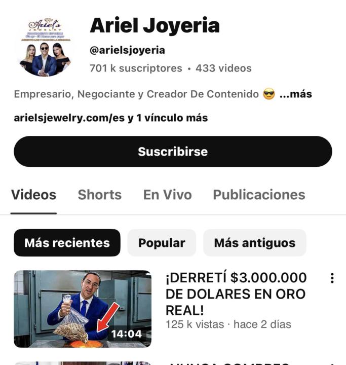Ariel joyerías