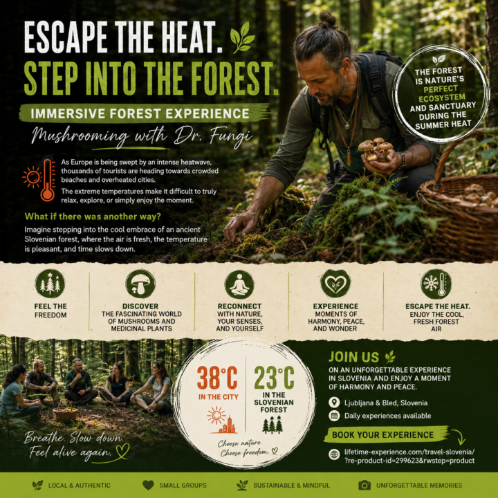 🌡️ Europe is on fire… and the forest is calling. 🌲🍄
