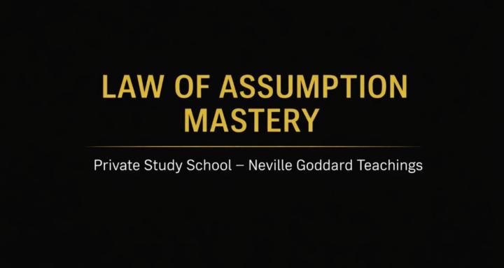 Law of Assumption Mastery