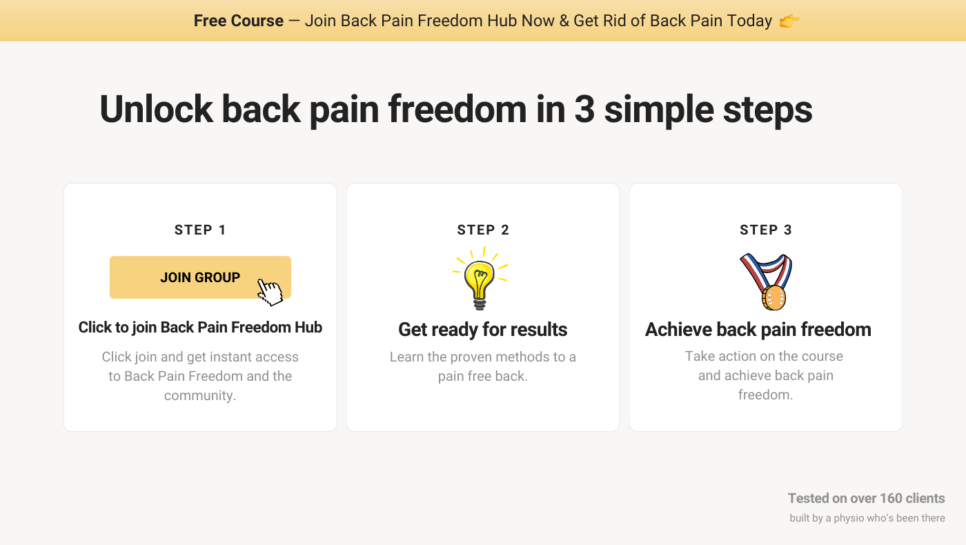 Back Pain Freedom Hub (Free)