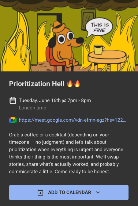 Prioritization Hell! 