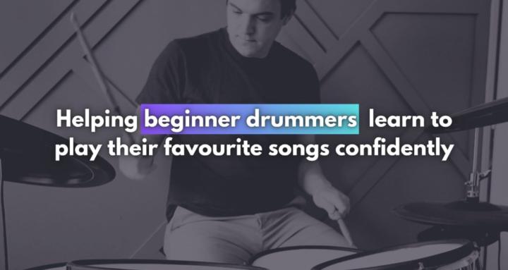 Confident Beginner Drummer