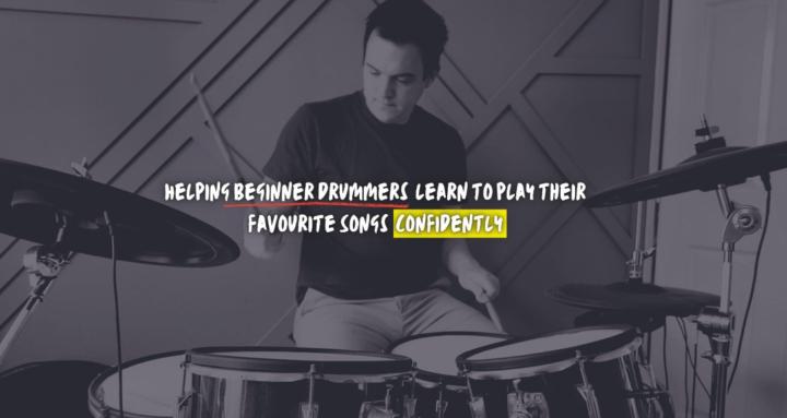 Confident Beginner Drummer