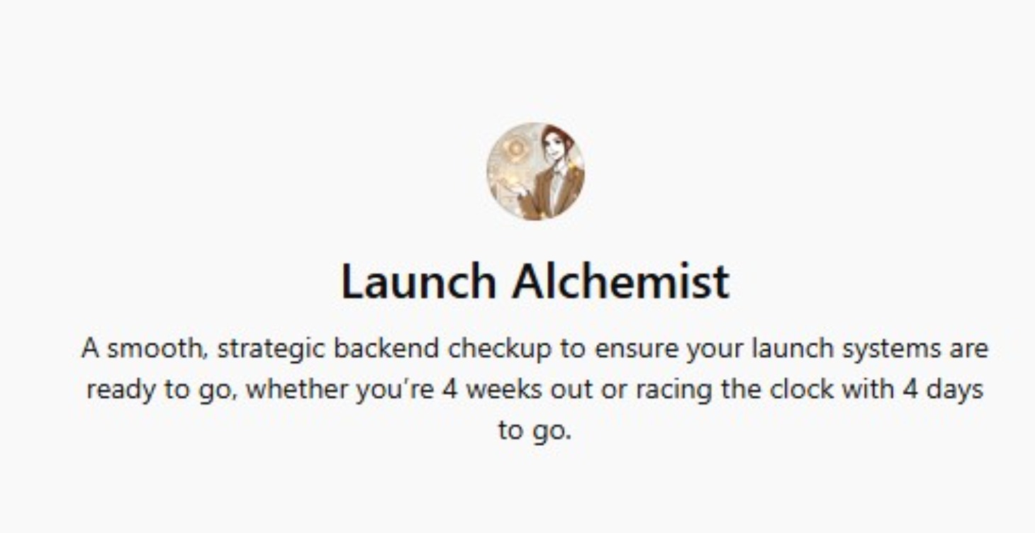 Launch Alchemist
