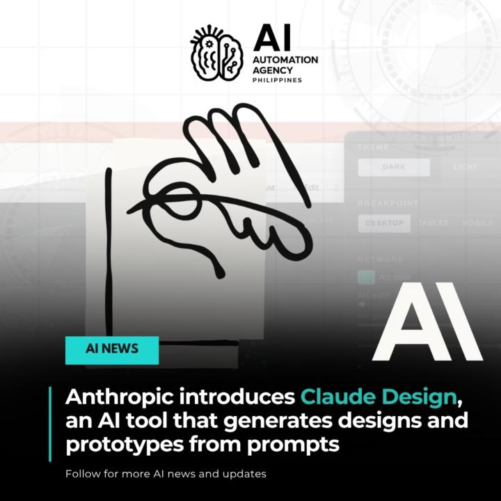 Anthropic introduces Claude Design, an AI tool that turns prompts into designs and prototypes