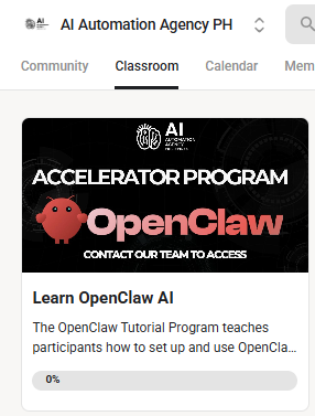 Accelerator Update: OpenClaw AI Setup Tutorial Now Available🚀 