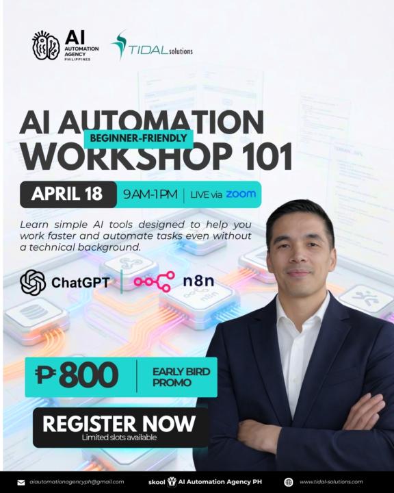 Join Our Online Workshop This April 18! ⏳