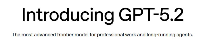 OpenAI released GPT 5.2