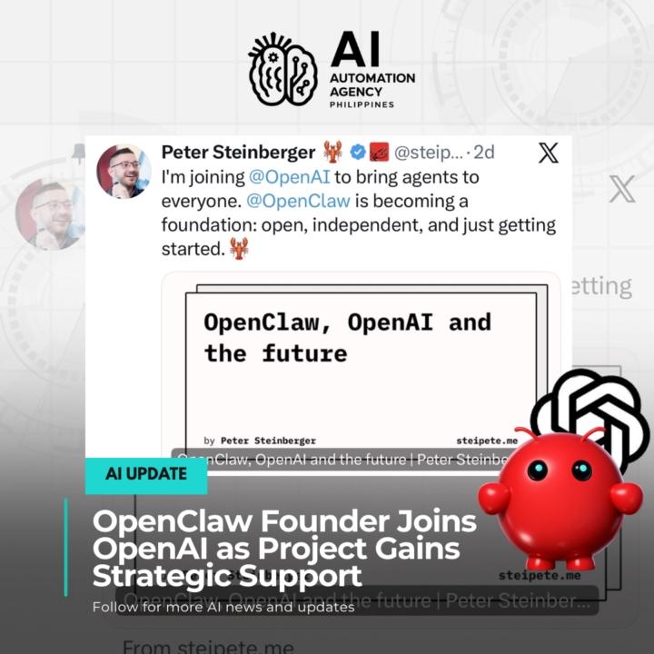 OpenClaw Founder Joins OpenAI – Big Shift for AI in 2026