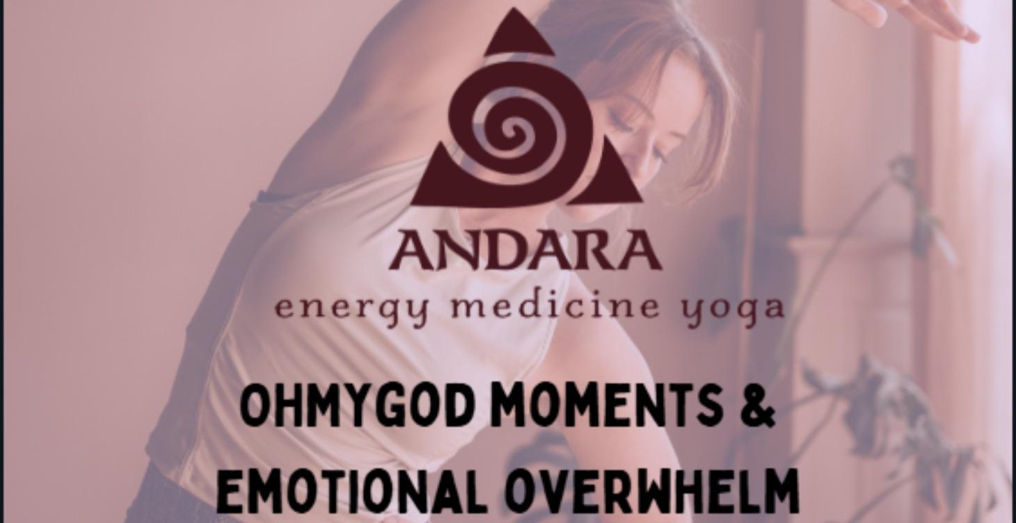 Support for OHMYGOD! Moments & Emotional Overwhelm