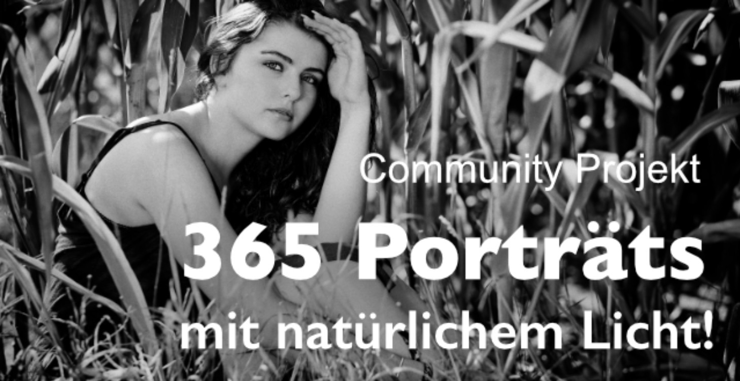 Projekt 2025  "365 Porträts mit natürlichem Licht"
