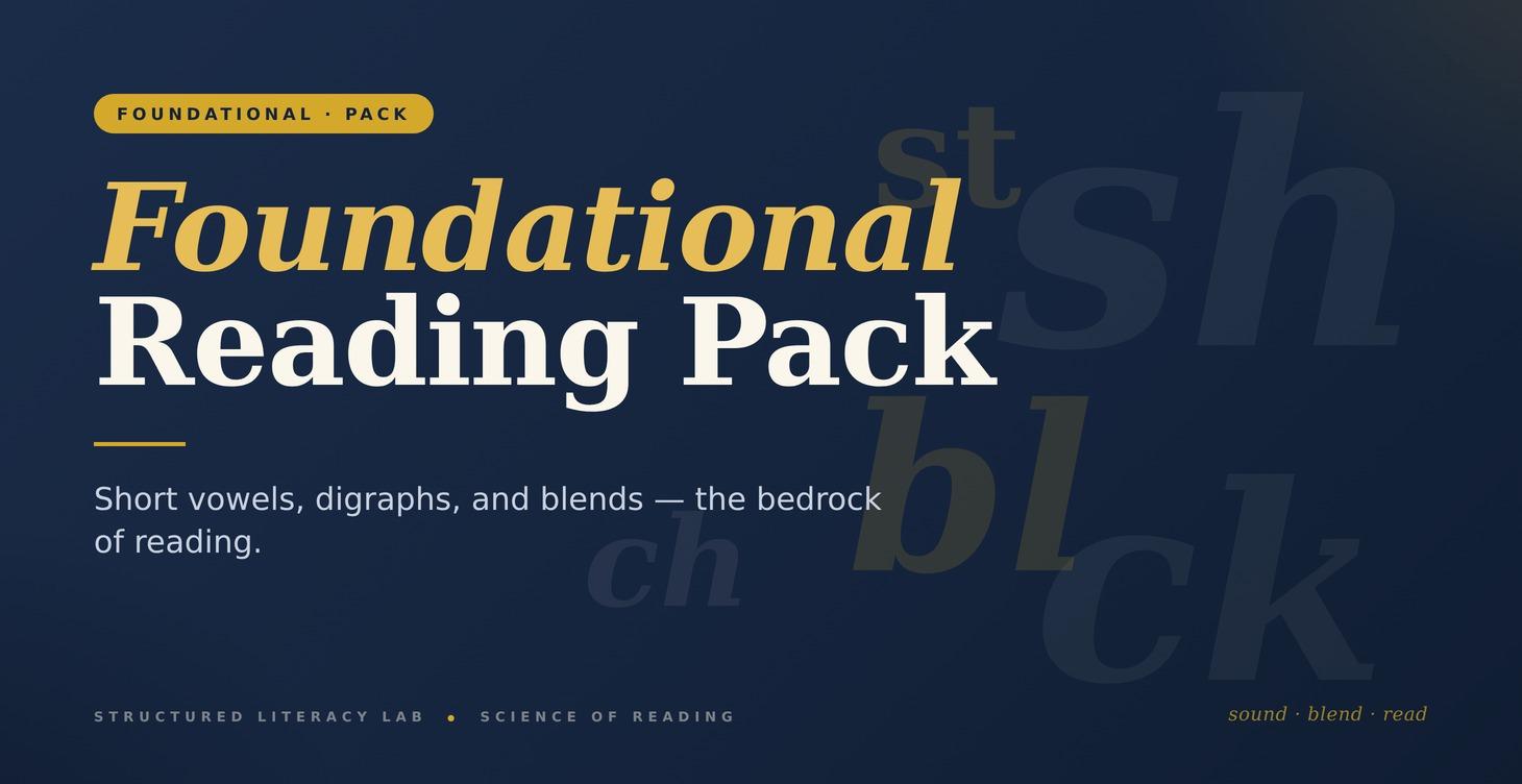 Foundational Reading Pack