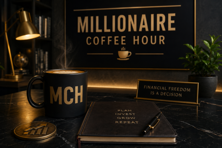 MILLIONAIRE COFFEE HOUR GOING LIVE IN 20 MIN COME ASK QUESTIONS 