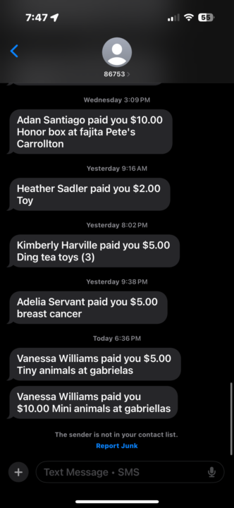 Venmo’s this week