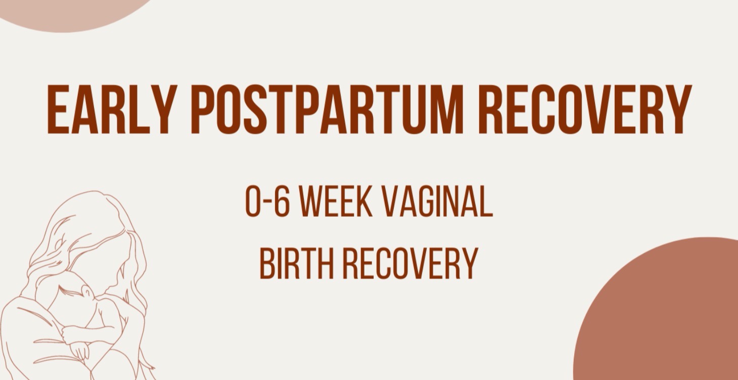 Vaginal Birth Recovery (0-6wk)