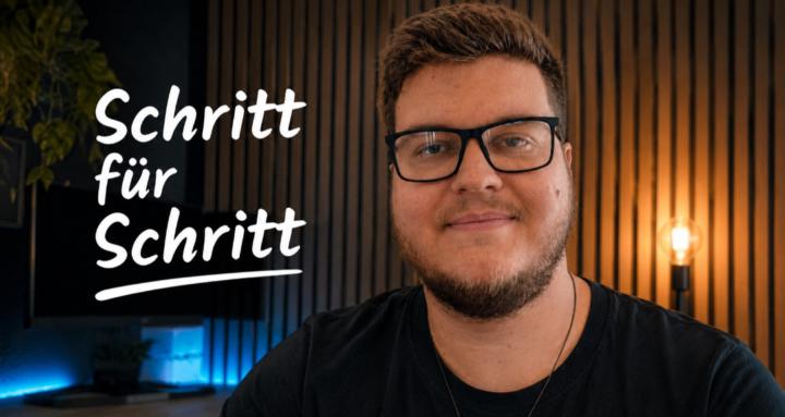 Schritt für Schritt 