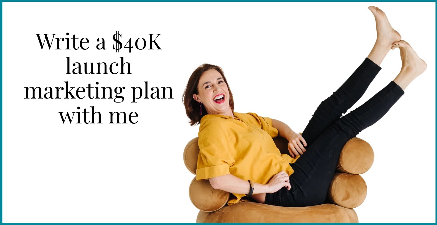 Write a $40K launch marketing plan with me