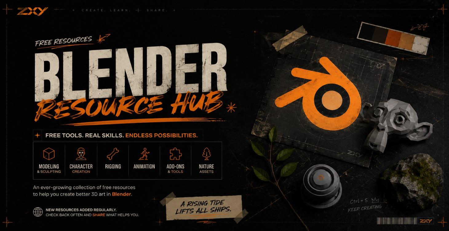 Blender Resource Hub