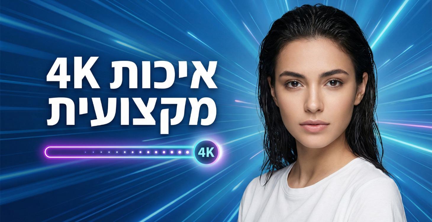 שדרגו לאיכות קולנועית ולאיכות ברמה מקצועית