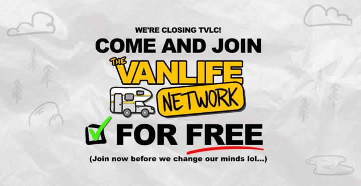 [⚠️ UPDATE] We're Moving – Join The Vanlife Network for FREE! ❤️