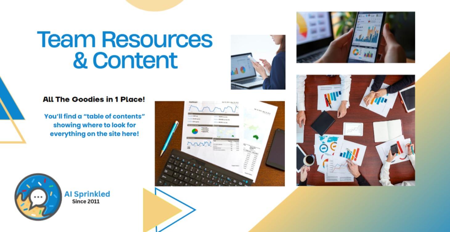Team Resources & Contents