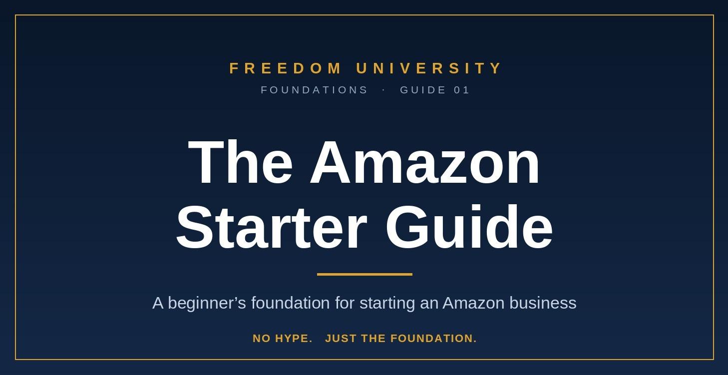 Amazon FBA for Complete Beginners