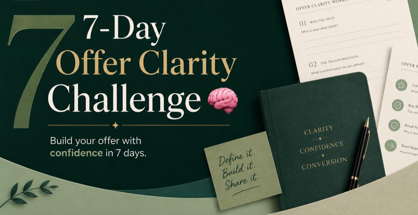 7-Day Offer Clarity Challenge🧠