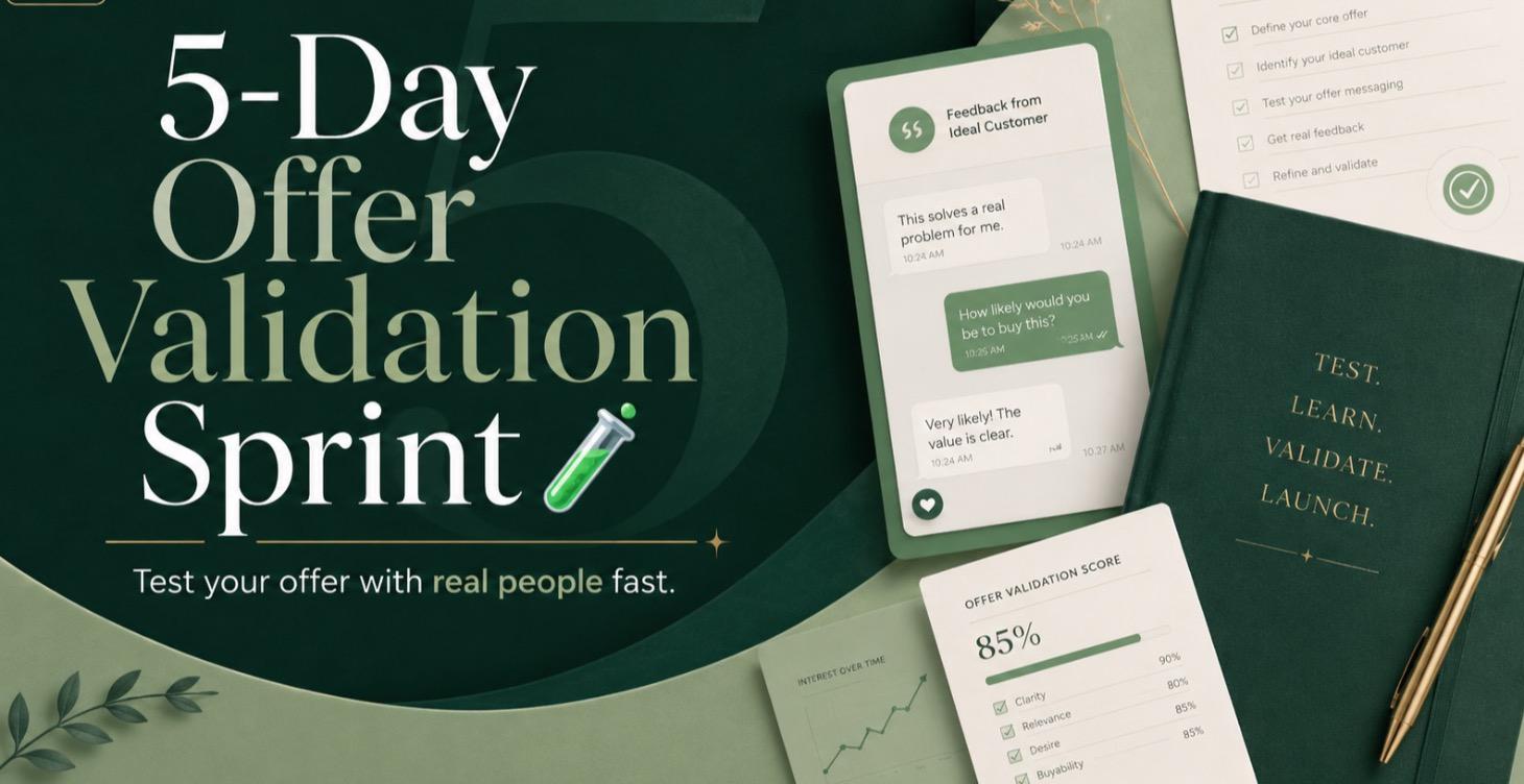 5-Day Offer Validation Sprint🧪