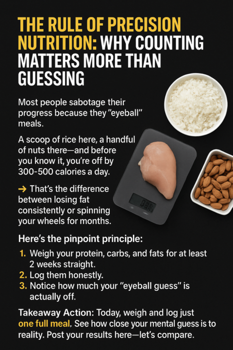 ⚡️ The Rule of Precision Nutrition: Why Counting Matters More Than Guessing