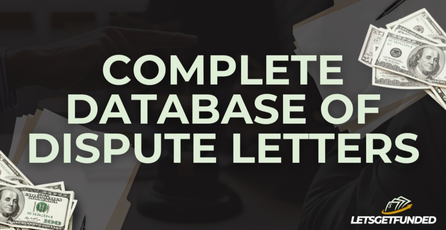 COMPLETE DATABASE OF DISPUTE LETTERS