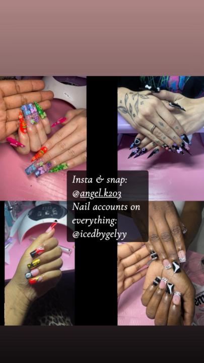 Addd my girlll Angel she does nails and she’s super good!! 