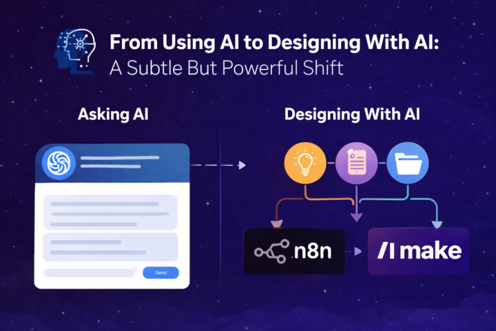 From Using AI to Designing With AI: A Subtle But Powerful Shift