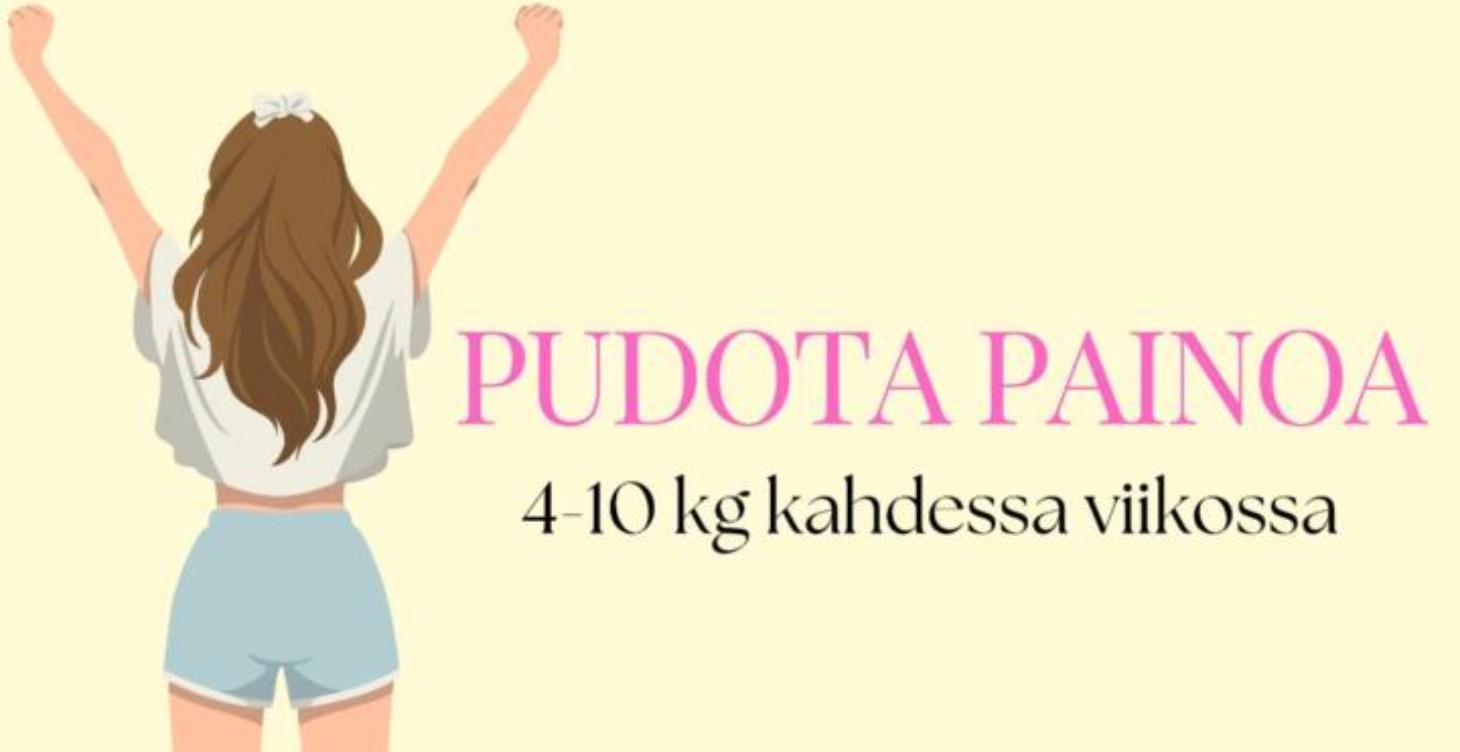 PUDOTA PAINOA 4-10kg kahdessa viikossa ILMAISEKSI