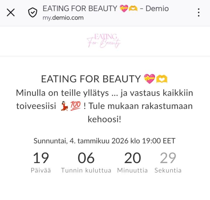 Tammikuussa E4b - yhteislähtö?  😍