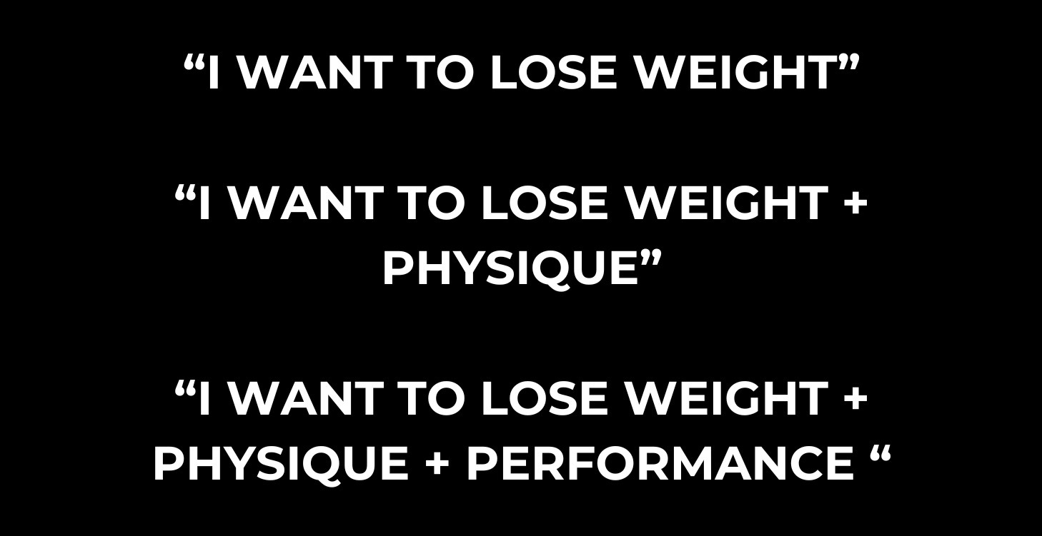 Lose Weight + Physique + Performance