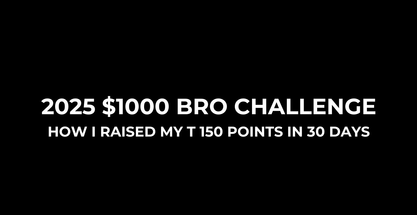 How I Raised My T Levels 150 pts In 30 Days