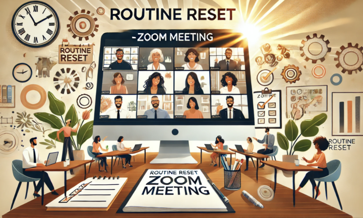 Routine Reset – Unser erster Zoom-Termin steht an! 🎉💻✨
